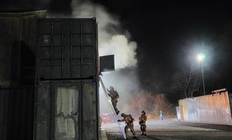Wethersfield Fire Trains on VES at Rocky Hill Facility