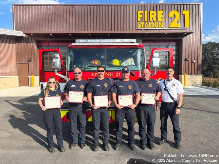 Alachua County Fire Rescue crews praised for rescuing man from overpass