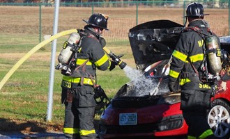 Car Fire in Nashua
