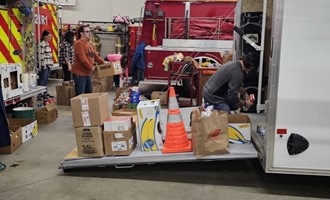 Community Support Continued at Glen Fire Station