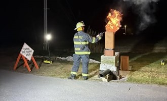 Grand Isle Firefighters Review Chimney Fire Response Skills