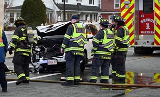 MVA with Fire in Waltham