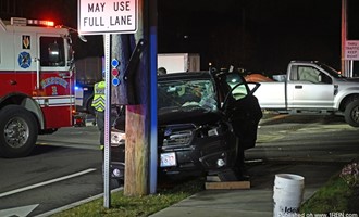 Two-Car Crash in Waltham with Extrication