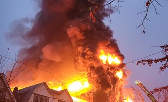 5-Alarm Fire at Vacant Church in Pottstown
