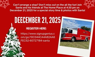 Canton Fire & EMS to Escort Santa for Gift Stops