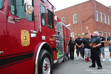 Father Peter Sticco, Chaplain for Fairview and Cliffside Park FDs
