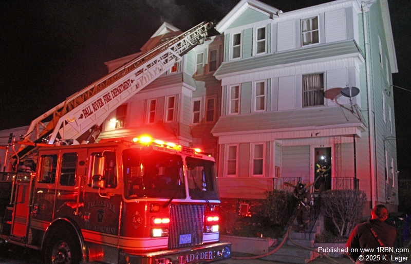 Electrical Fire Strikes 6 Family Dwelling in Fall River