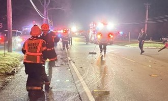 Cardiff and Farmington Fire Companies Respond to Black Horse Pike Extrication