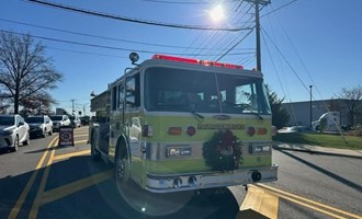 Hasbrouck Heights Firefighters Hold Morning Boot Drive in Teterboro
