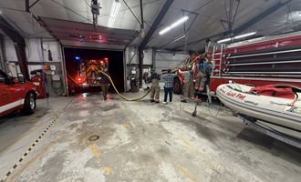 Mutual Aid Responds to Trash Truck Incident Near Homes