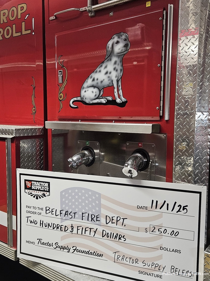 Tractor Supply Foundation Supports Belfast Fire Department