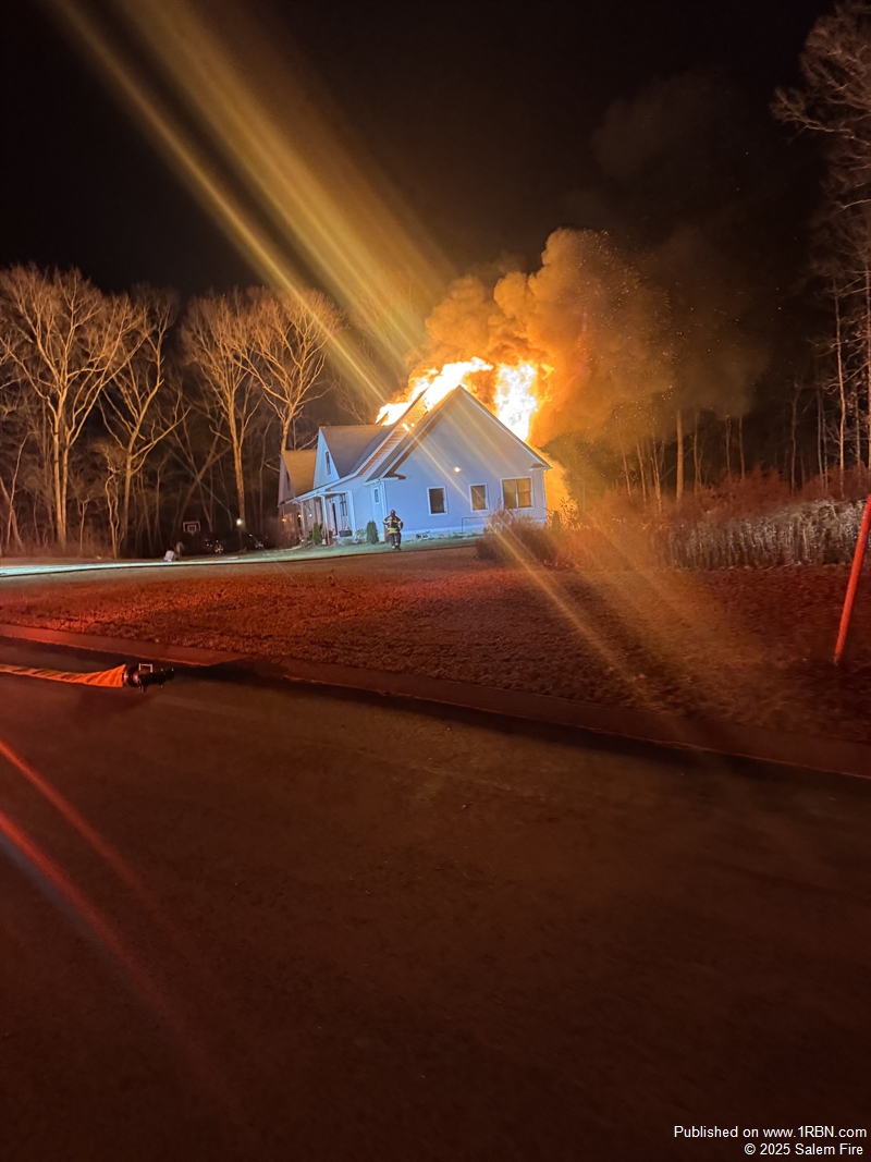 Fire Search Second Alarm Struck for Colchester Fire