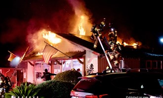One Resident and Several Dogs Rescued from Working Fire in Fullerton