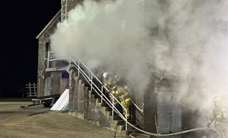 Wrightstown Volunteer Fire Company Conducts Live-Burn Training With Franklin Fire Company
