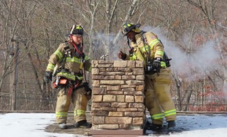 Port Jervis Fire Department and mutual aid departments quickly contain chimney fire