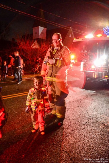 Future Fighterfighter Participates in Parade