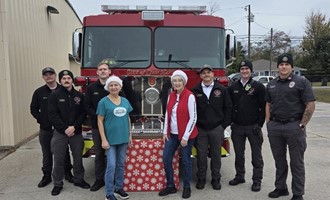 Lynn Haven Fire Rescue Spreads Holiday Cheer Through Holiday Hopes Partnership