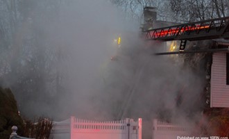 Holbrook FD Combats Private Dwelling Fire
