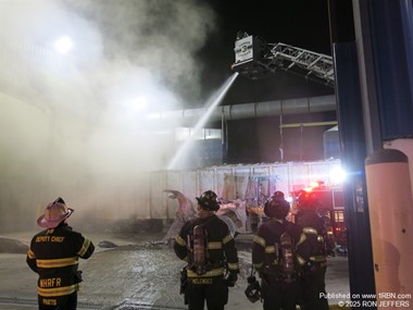 Rail Car Fire, North Bergen