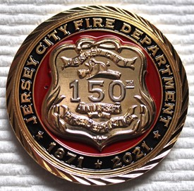 Jersey City FD challenge coin