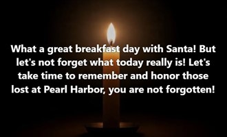 Mt. Lake Fire Company Blends Holiday Cheer with Pearl Harbor Remembrance