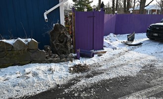 Vehicle into residence