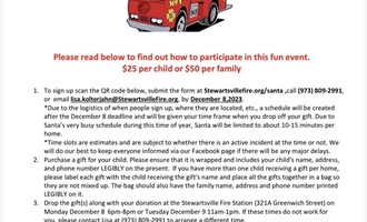 Santa to Deliver Gifts in Greenwich Township on December 14–15