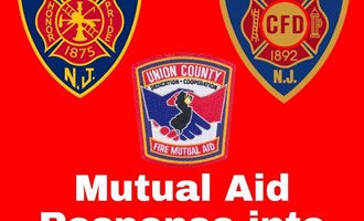 Mutual Aid Sends Westfield Engine 5 to Cranford Incident