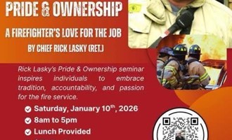 Witmer Fire to Host Pride & Ownership Leadership Seminar with Chief Rick Lasky