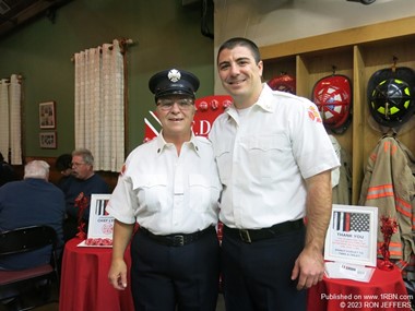 Ridgefield Park Firefighter Michelle Lynn & son, William