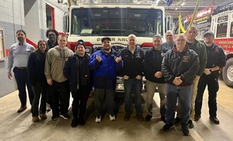 Meaningful Visit Held at Green Knoll Firehouse