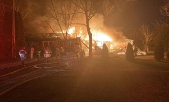 Ladder 19-6 and Tanker 19-5 Operate on Mutual Aid