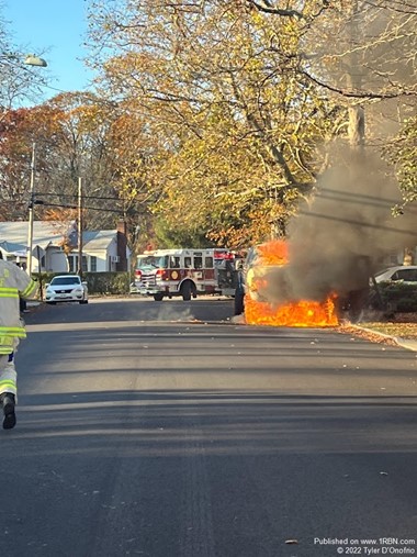 West Sayville Vehicle Fire