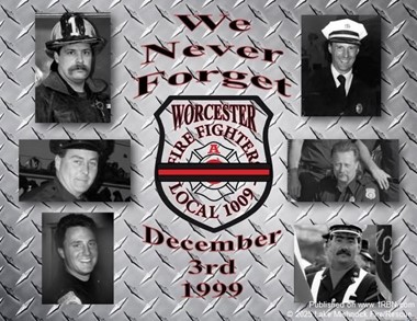 Fire Service Pauses to Remember Fallen Worcester Firefighters
