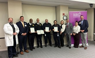 St. Vincent’s Hospital Recognizes Stratford Fire Personnel