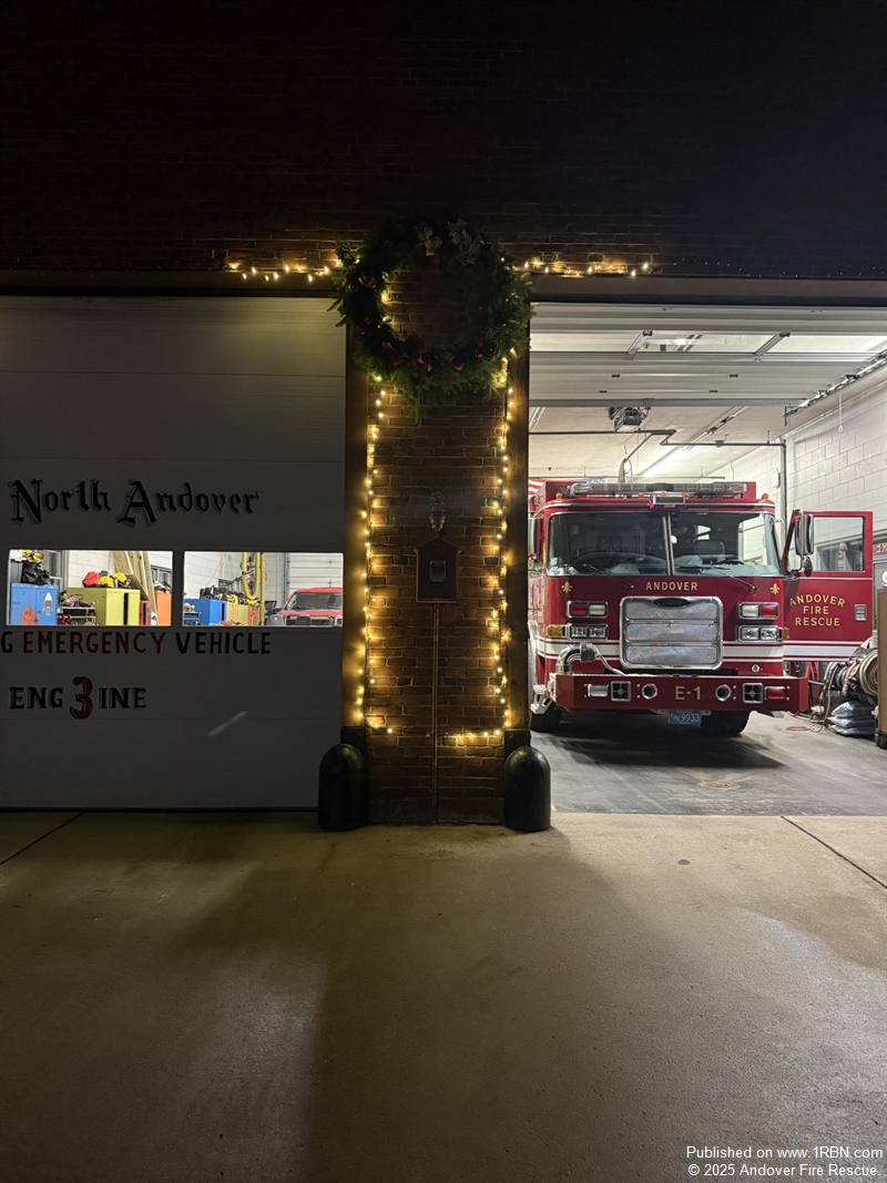 Fire Search Engine Company 1 Covers Station During Clark Street Fire