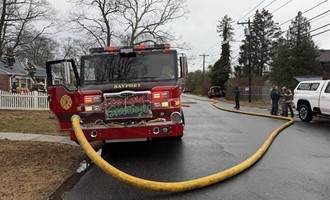 Bayport Fire Department Responds to Mutual Aid Structure Fire on Eatondale Avenue