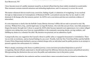 East Brentwood Fire Chief Issues Statement Addressing Public Claims, Reaffirms Commitment to Transparency