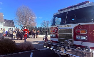 CFD Helps Santa Make the Rounds, Kicking Off the Christmas Season in Cutchogue
