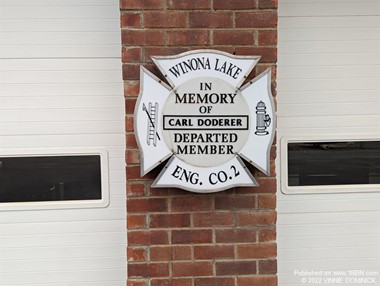 Winona Lake Engine Co. 65-year member, Carl Doderer