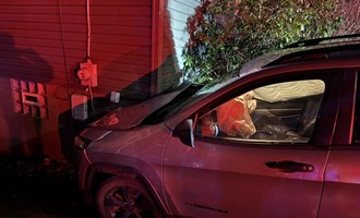 Vehicle Strikes Home on Aber Road Early December 26