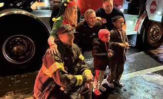 Fire Department, Red Cross Support Philly Families This Season
