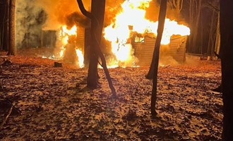 Fully Involved Structure Fire on Pocono Drive