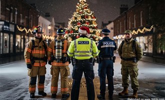 First Responders Honored for Service on Christmas Day Across Brigantine