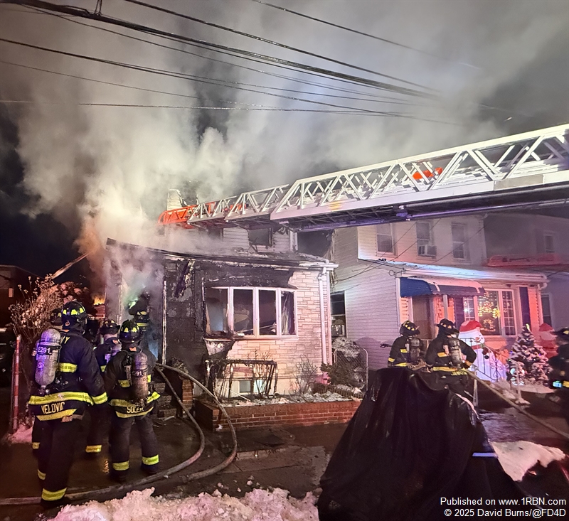 Two Civilians Injured in Queens House Fire