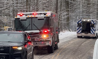 Station 41 Assists Injured Driver in Tobyhanna Township Accident