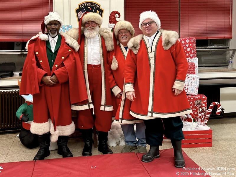 Pittsburgh Bureau of Fire Hosts Sensory Santa Event