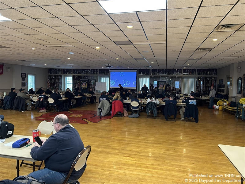 Ice Rescue Technicians Train at Bayport Fire Department for Advanced Certification