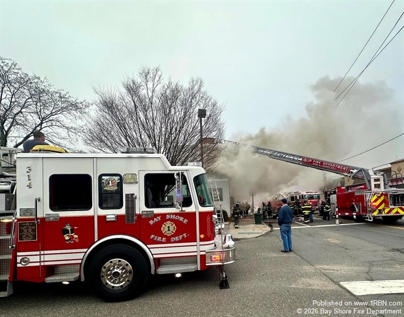 Bay Shore Fire Department Reflects on 2025 Responses as First Call of 2026 Is Answered