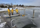 Bellport Fire Department Conducts Cold Water and Ice Rescue Training Amid Extreme Conditions